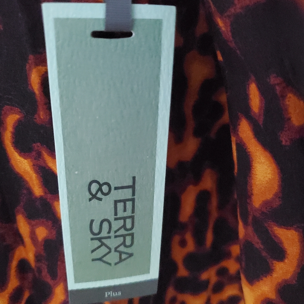 Plus 3X 24W-26W Long Sleeve Blouse New - Picture 3 of 6